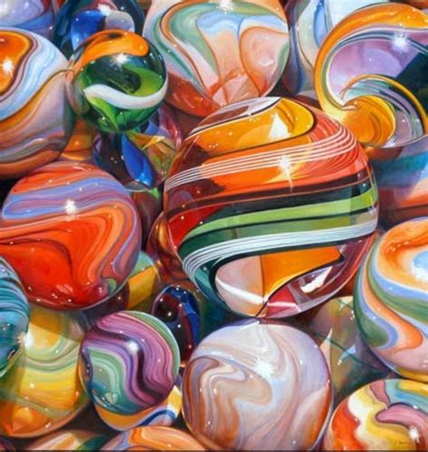 Peter Et Sloane Polychromos Marble Art Glass Marbles World Of Color