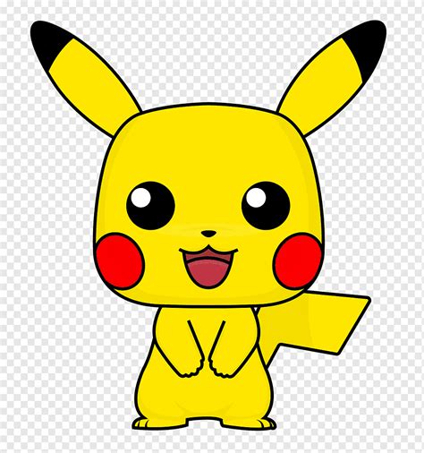 Pokemon Pikachu Nintendo Pokeball Karakter Lucu Kartun Kuning