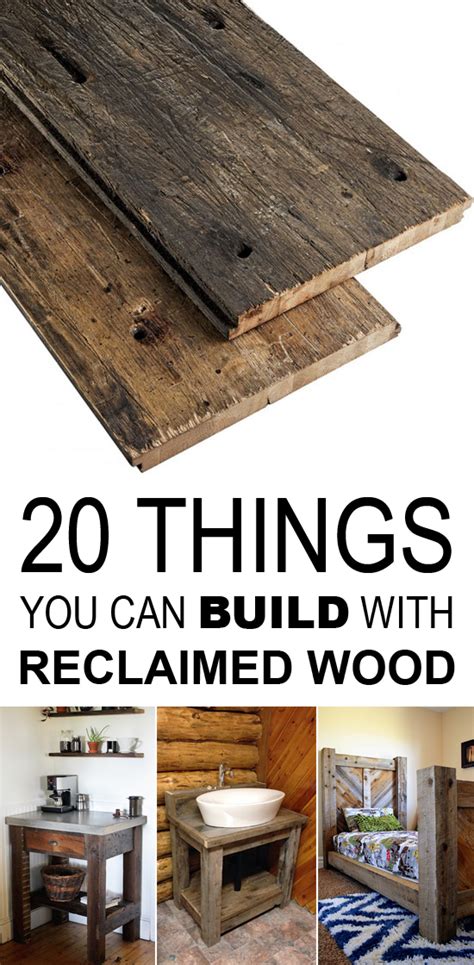20 Things You Can Build With Reclaimed Wood