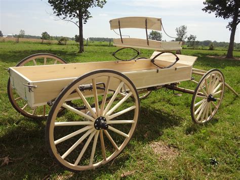 Buckboard Wagon Loaded Custom Wagon Wheels Horse Drawn Wagon