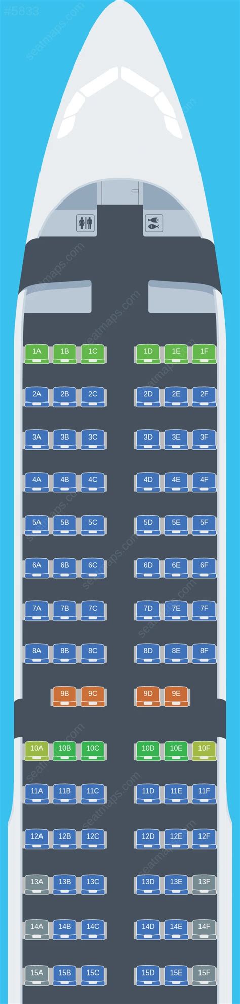 Seat Map Ratings Of Jetblue Airways Airbus A321