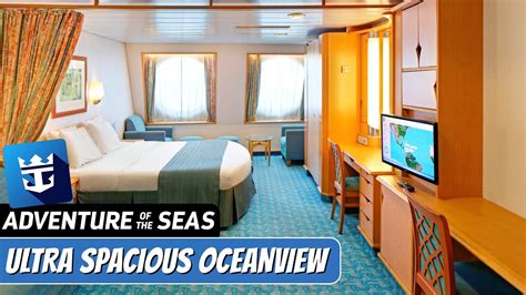 Adventure Of The Seas Ultra Spacious Ocean View Stateroom Tour And Review 4k Royal Caribbean