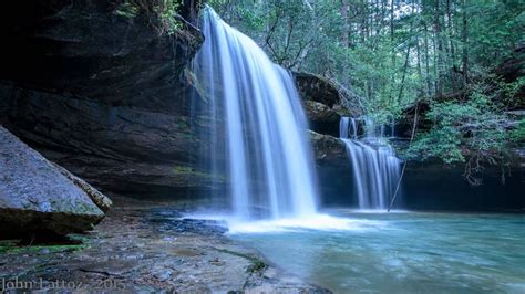 Hd Beautiful Waterfall Time Lapse Caney Creek Falls Youtube