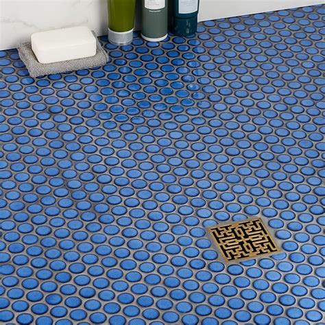 Buy products such as cascade 12 x 12 glossy penny round mosaic (sold per sheet) at walmart and save. Ivy Hill Tile 1" x 1" Porcelain Penny Round Mosaic Wall & Floor Tile | Wayfair