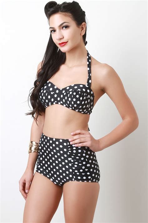 Retro Polka Dot Bikini Set Polka Dot Bikini Polka Dot Bikini Set