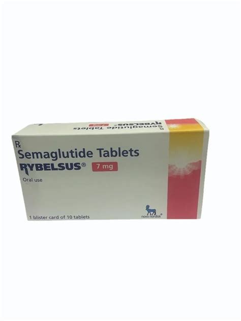 Ozempic Semaglutide Tablets Rybelsus 7 Mg Packaging Size 10 Tablet