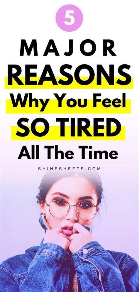 Feeling tired all the time can signal a variety of different imbalances in the body, from hormone disruption to thyroid issues to a nutrient deficiency. 5 Major Reasons Why You're Feeling Tired All The Time ...