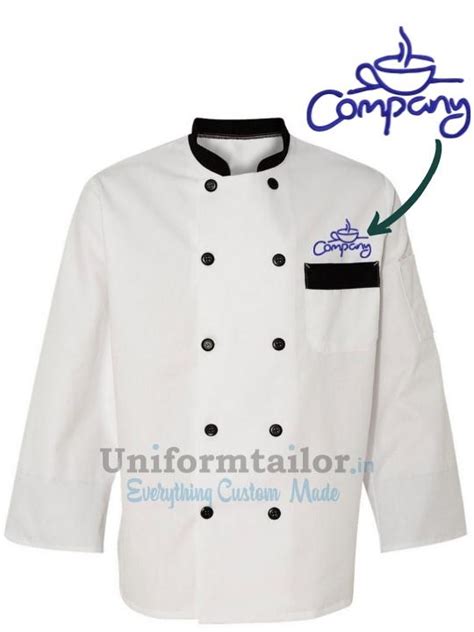 Custom Embroidered Chef Coat White Custom Design Chef Coats Online