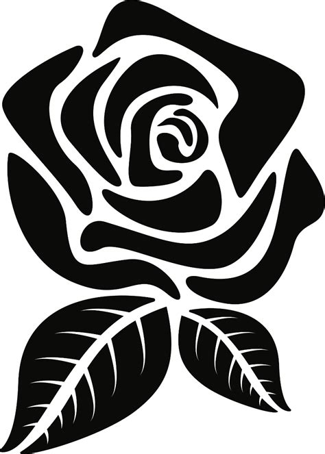 Download High Quality Rose Clipart Black Transparent Png Images Art