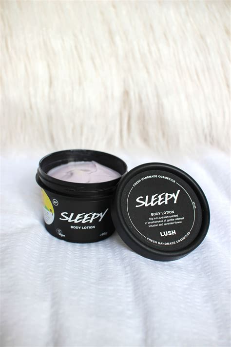 Lush Sleepy Body Lotion A Natural Cure For Insomnia And Anxiety Zoey Olivia