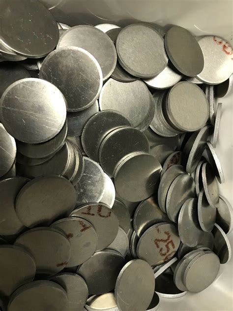 100 Flat Aluminum Round Disks Etsy