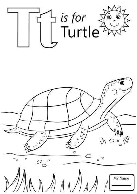 Letter T Coloring Pages Printable At Free Printable