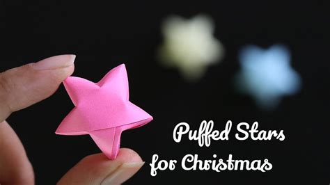 How To Make Origami Lucky Star How To Make 3d Paper Star For