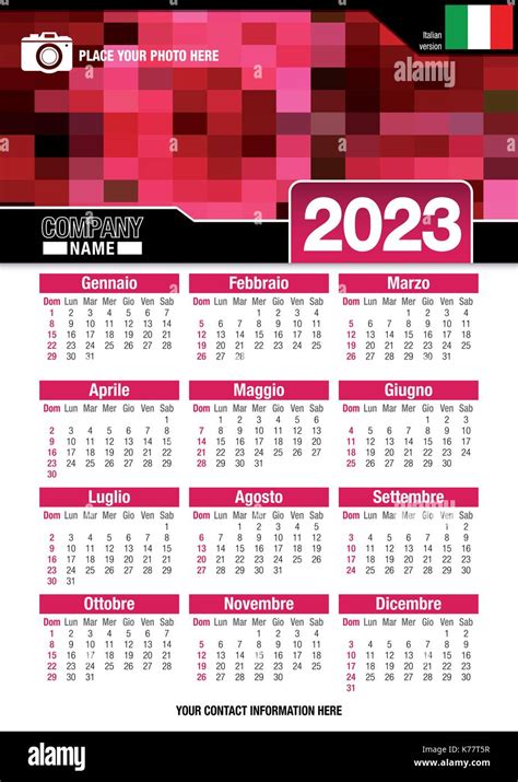 Calendarios 2023 Para Imprimir Marzotto Fabrics Red Imagesee