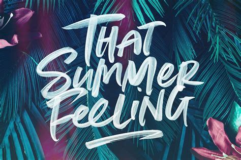 Summer Fonts 20 Typefaces With Tropical Vibes Little Gold Pixel