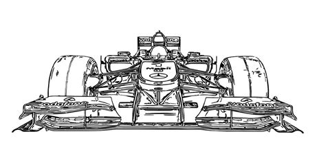 2010 Mclaren Formula 1 Car Svg Dxf Eps Vector Files For Etsy
