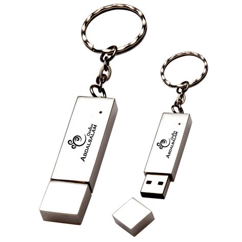 Custom 16gb Silver Metal Usb Keychains Usb03116gb Discountmugs