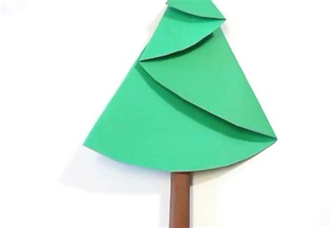 How To Make A Paper Christmas Tree Make Film Play Paper Tree Craft
