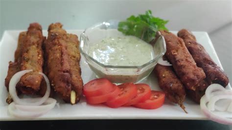 Seekh Kabab Recipekabab Without Grill Recipe Restaurant Style Chicken