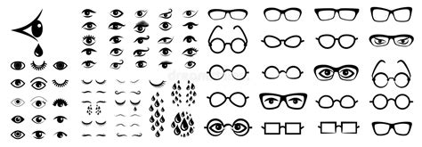 Set Of Different Eyes Stock Vector Illustration Of Human 15282194