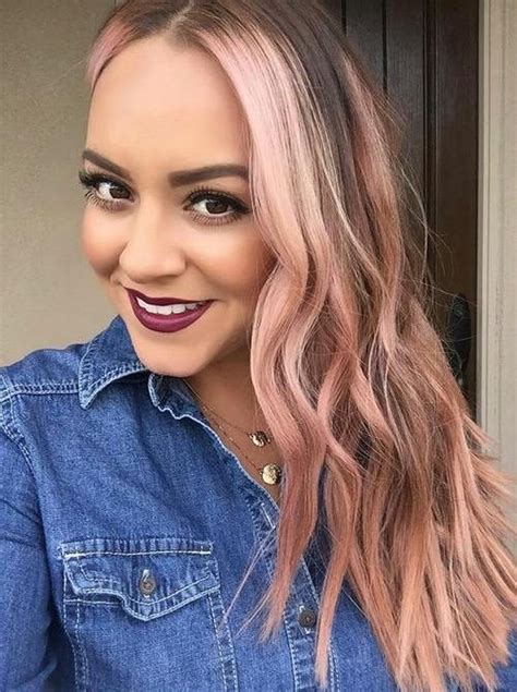 20 peekaboo highlights to revive any hair colour. Pink Hair Highlights for 2017 | 2019 Haircuts, Hairstyles ...