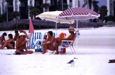 Florida Memory • People At The Beach On Siesta Key