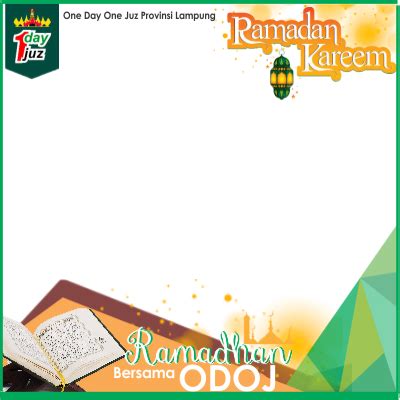 Apa itu twibbon ramadhan 2021? Ramadhan Bersama ODOJ - Support Campaign | Twibbon