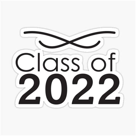 Graduating Class Of 2022 Stickers Redbubble