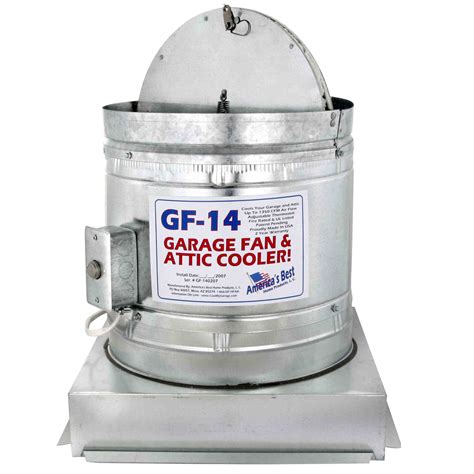 Air ventilation, material handling, high temp, dust movement The GF-14 Garage Fan and Attic Cooler - Buy Direct