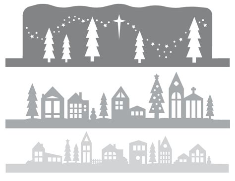 Papercut Christmas Village With The Cricut Winter Wonderland
