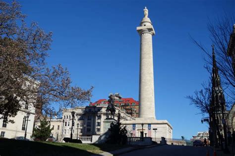 Baltimores Washington Monument At Mount Vernon Place The Monumentous