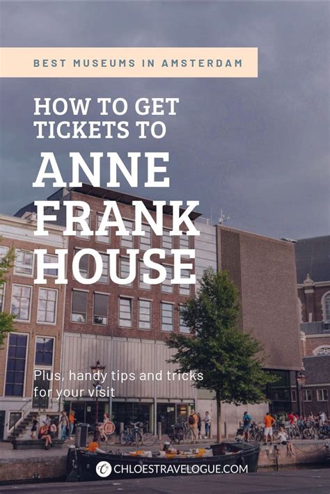 How To Get Anne Frank House Tickets Reservation And Same Day Tickets