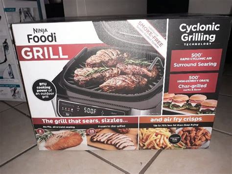 So today's instructions are going to be given so put that water at the bottom of the cooking pot and then place the air fry basket inside, on top of the water. Ninja Foodi 4-in-1 Indoor Grill with 4-Quart Air Fryer ...