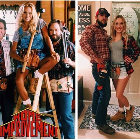 couples costumes cute home improvement tool time creative 90s halloween costume lisa