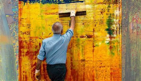 How Does Gerhard Richter Make His Abstract Paintings