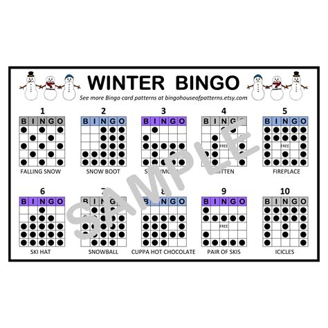 Ridiculous Bingo Patterns Printable Roy Blog