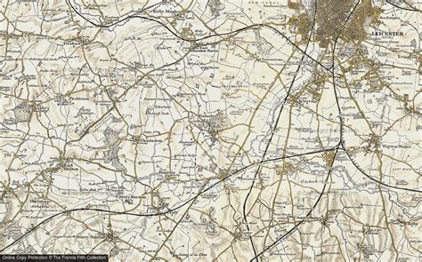 Historic Ordnance Survey Map Of Enderby 1901 1903