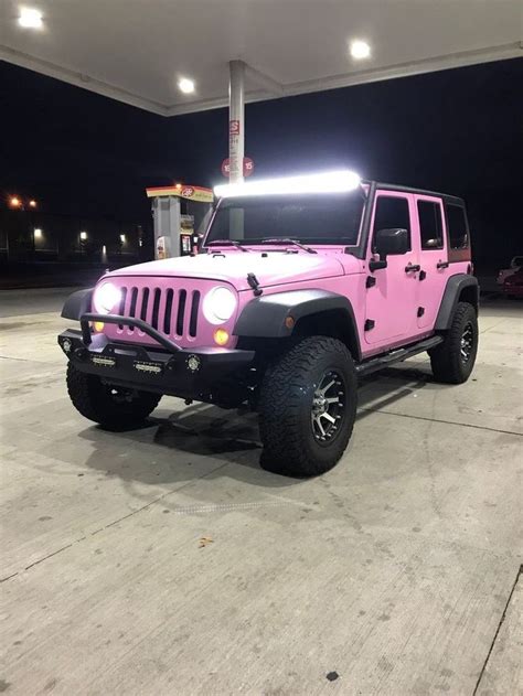 Pink Jeep Wrangler Unlimited