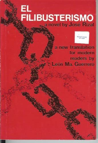 El Filibusterismo Subversion Jose Rizal 9780582707122 Abebooks