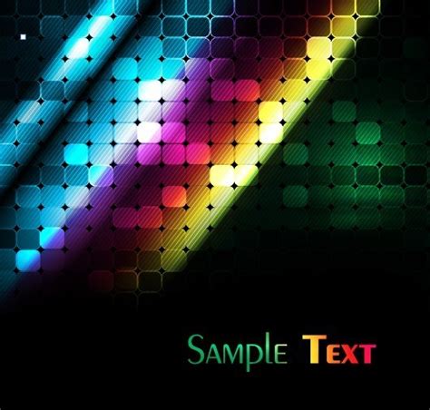 Free Colorful Rainbow Dots Background Vector 04 Titanui