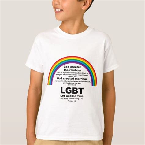 god created the rainbow t shirt
