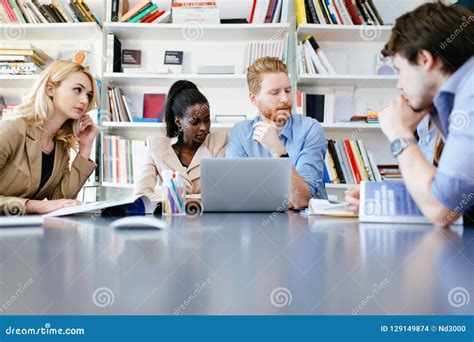 Business People Collaborating In Office Stock Photo Image Of