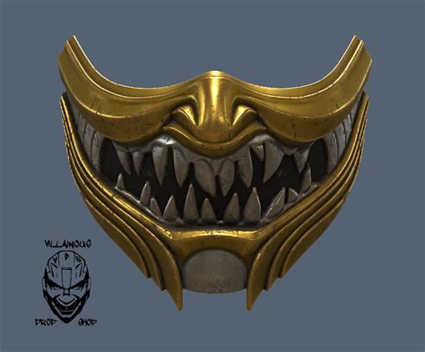Mortal Kombat Scorpion Mask Etsy