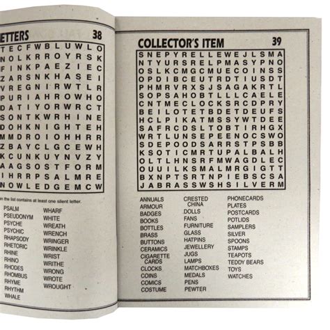 Wordsearch Jumbo Puzzle Book Books 3 And 4 Paper Things