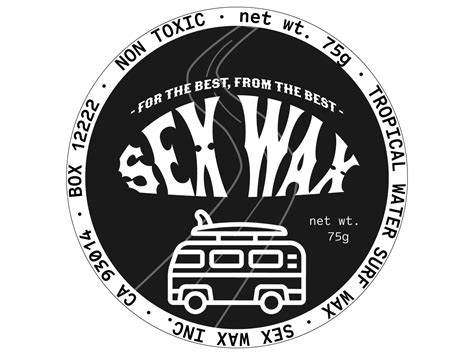 sex wax sticker by eva malek on dribbble