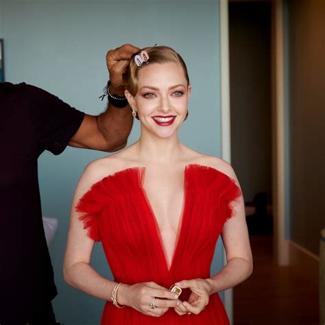 The Story Behind Amanda Seyfrieds Stunning Oscars Gown
