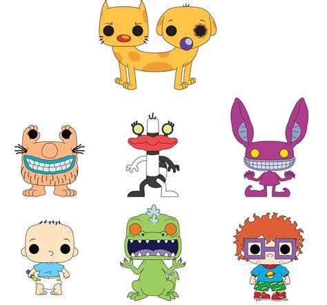 Nickalive Funko Unveils First Look At New 90s Nickelodeon Pop Animation Figures