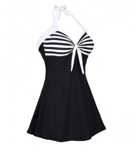 Womens Retro Vintage Sailor Swimsuit Pin Up One Piece Swimwear