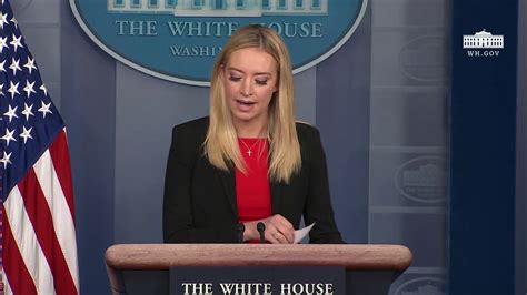 Remarks Kayleigh Mcenany Delivers A Statement To The Press At The