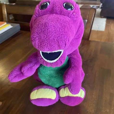 Vintage 1992 Barney The Dinosaur Plush Lyons Group Purple Stuffed Toy